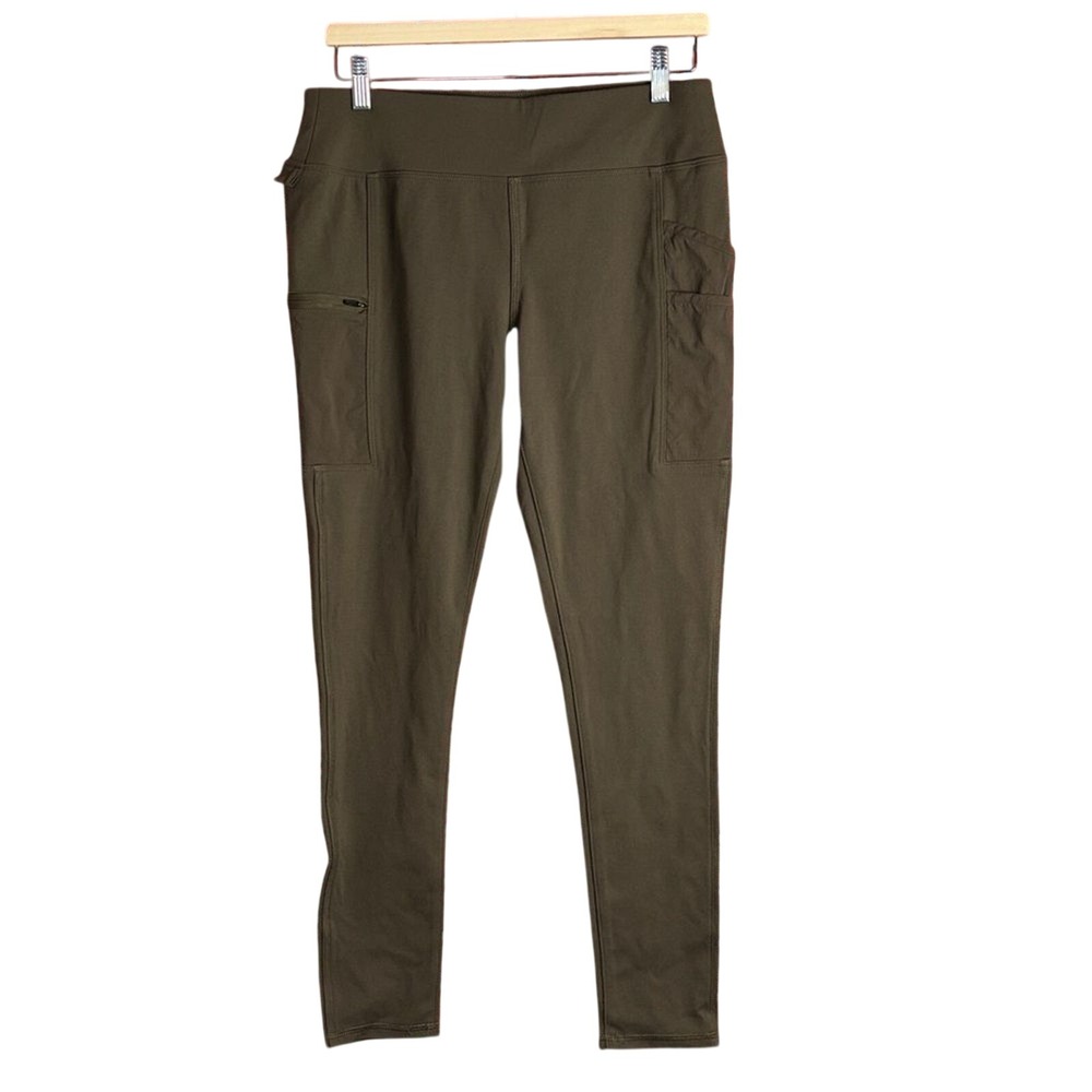 Carhartt Women's Force Fitted Lightweight Legging in Tarmac Green Medium